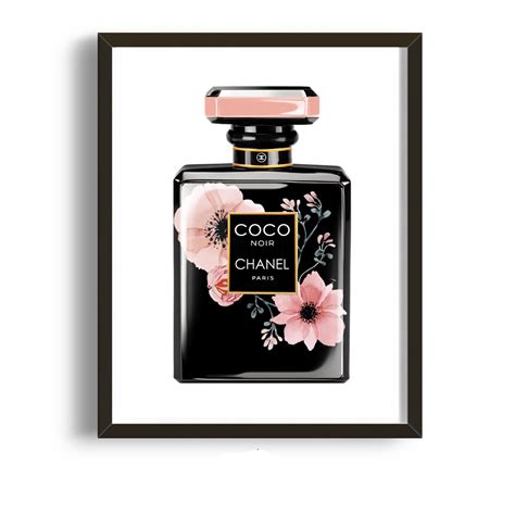 chanel bottle art print|free coco Chanel printables.